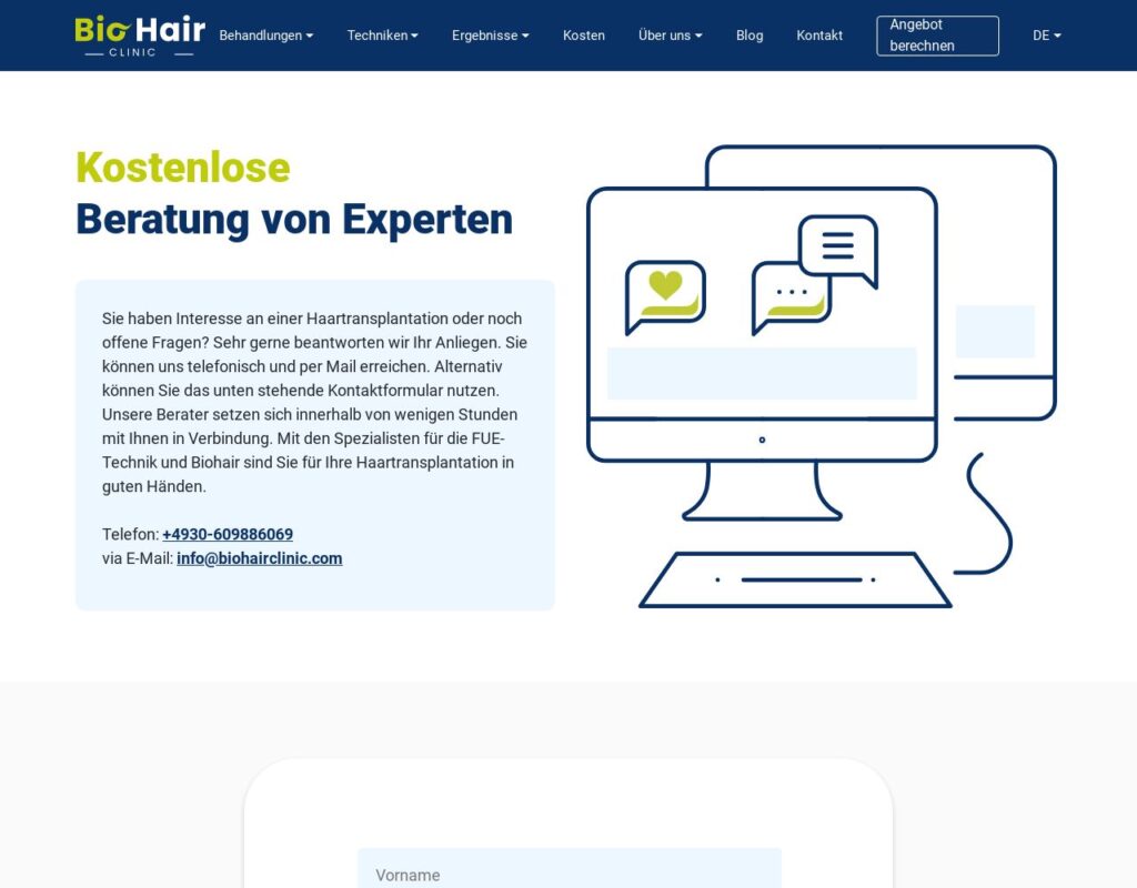 bio hair clinic haartransplantation tuerkei