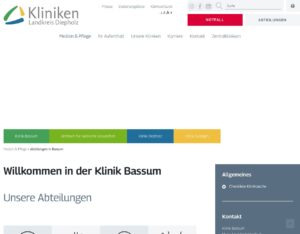 kliniken landkreis diepholz klinik bassum